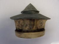 Voedertafel T.555. Afrika silo halfrond hangend €.165.-
