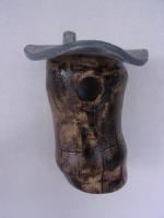 Vogelhuisje nr.3436. "Rond platdak scheef" &euro;.100.-