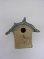 Vogelhuisje nr.3452. "Vierkant boldak" &euro;.100.-