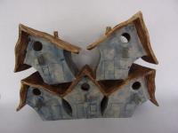 Vogelhuisje nr.3528. "Puntdak vijfling" &euro;.500.-